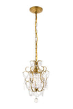 Elegant Lighting Living District Kirin Collection Pendant D11.3 H16.5 Lt:1 Chrome Finish