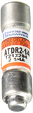Mersen ATDR Amp-Trap 2000 Time-Delay/Class CC Fuse, 600VAC/300VDC, 200kA AC/100kA DC, 2.25 Ampere, 13/32 Diameter x 1-1/2 Length