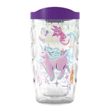 Tervis Unicorn Kids Made in USA Double Walled Insulated Tumbler Travel Cup Keeps Drinks Cold & Hot, 10oz Wavy, Classic