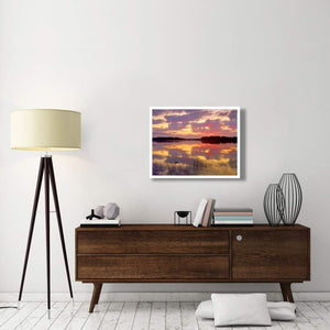 American Alligator Surfacing In Nine Mile Pond At Sunrise, Everglades National Park, Florida-Paper Art-34,,X26,,