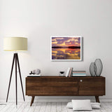 American Alligator Surfacing In Nine Mile Pond At Sunrise, Everglades National Park, Florida-Paper Art-34,,X26,,