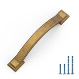 AOOTOCH 10 Pack Antique Brass Cabinet Pulls 3.75 Inch Kitchen Cabinet Handles