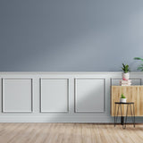 Colingmill 3 Set Accent Wall Molding Kit Premade Wainscoting Panels Wall Molding Peel and Stick Panel White Pre Cut Trim for Wal
