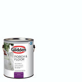 Glidden Porch & Floor 1 gal. White Satin Interior/Exterior Paint with Primer