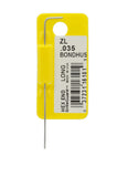 .035 BriteGuard Plated Hex LWrench Long Tag/Barcoded