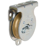 National Hardware N233254 3219BC Wall and Ceiling Mount Single Pulley in Zinc plated,2 Inch