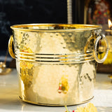 Alodie Brass Pots For Indoor Plants Big Metal Planters For Living Room Large & Golden Pots For Indoor Plants For Brass Flo