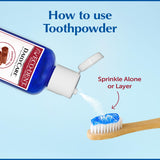 Eco-Dent DailyCare Baking Soda Toothpowder, Cinnamon - Fluoride-Free Toothpaste Powder, SLS-Free Tooth Powder with Baking Soda,