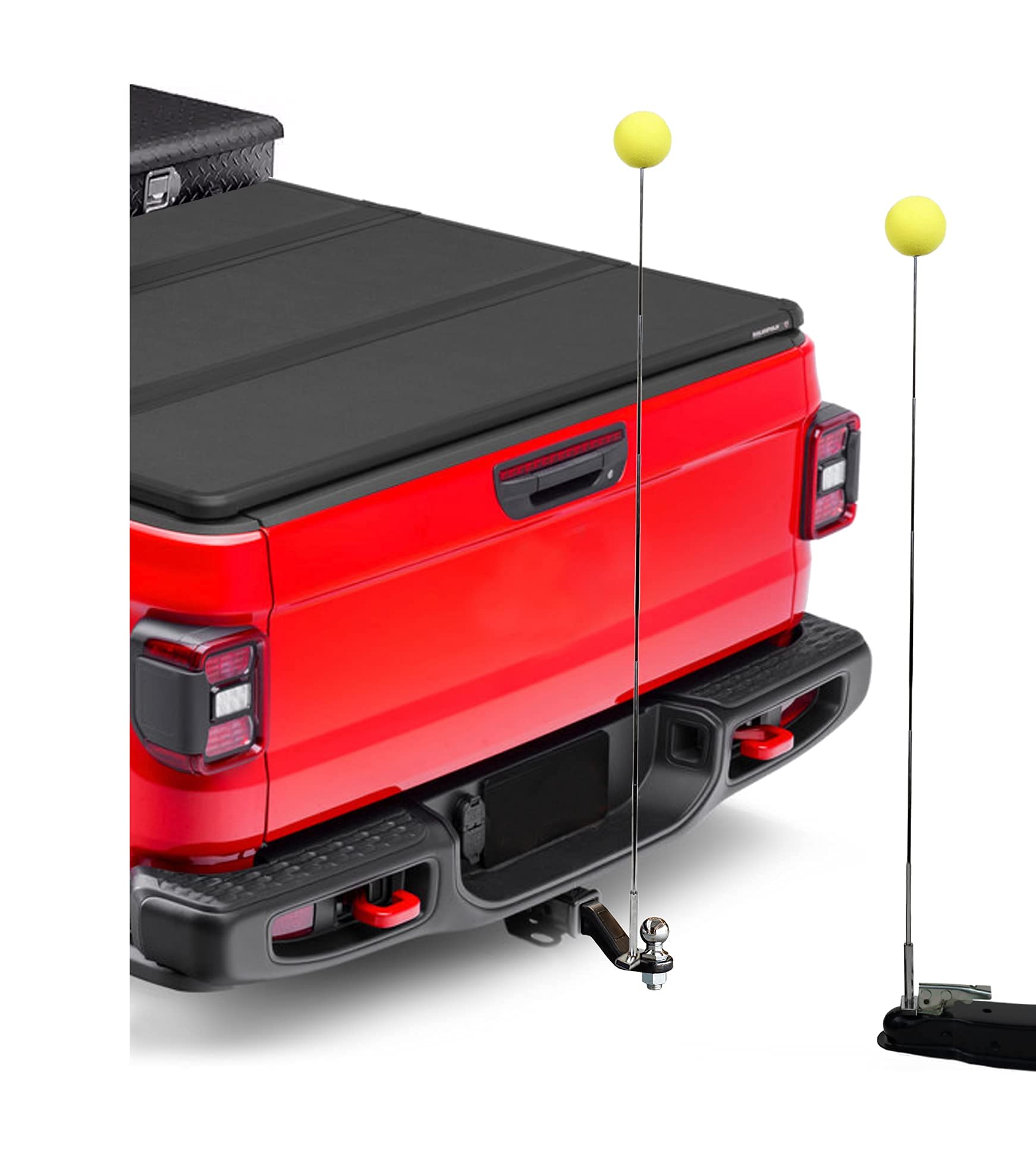Jounjip Taller Magnetic Trailer Hitch Alignment Kit - Upgraded Trailer Hitch Accessories For Boat, Camper, Horse Trailer, Rv Hit