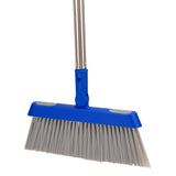 Broom 52Inch Adjustable Long Handle Broom, MultiScene Indoor Cleaning Tool for Hardwood Floors, Tiles, Kitchens, Offices, Co