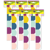 Teacher Created Resources Oh Happy Day Scalloped DieCut Border Trim, 35 Feet, 6 Packs