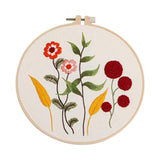 Ecomistiq Embroidery Kit Stitch Flowers Manual For Beginners Fragrant Flowers 6 | Stitch Kits | Hand Embroidery Kits | Embroider