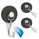 DUGUJIUJIAN 1.22' Inch Rubber Coated Magnetic Hooks for Hanging