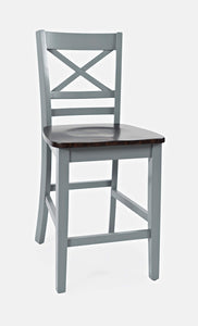 Jofran Inc. Asbury Park X-Back Stool (Set Of 2)