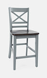 Jofran Inc. Asbury Park X-Back Stool (Set Of 2)