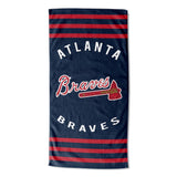 The Northwest Company MLB Atlanta Braves Beach Towel, Blue, 30 x 60