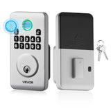 VEVOR Fingerprint Door Lock, Electronic Biometric Deadbolt with Pioneering Easy-Grip Design, Auto Locking, One-Time Code, Anti-P