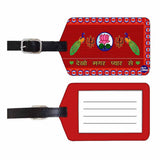 Nutcase Designer Luggage Travel Baggage Tags Single Tag With Name Card Inside Indian Truck Art