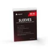Rayvol Jumbo Card Sleeves Size L:5.4 x 7.4 Inch - Card Sleeves for Oversized TCG Trading Cards (50pcs)