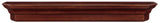 Pearl Mantels 490-72-70 Lindon Wood Wall Shelf, 72-Inch, Distressed Cherry