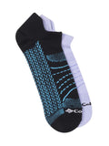 Columbia Women Mapped NoShow Lightweight Socks (Pack Of 2), Multi, Free Size