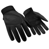 Ringers Gloves R133 Turbo Plus Black, Essential Hand Protection, hook and loop Secure Cuff Closure, Medium