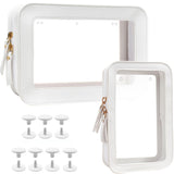LETGO 2 Packs Clear Pouch Bag Accessories for Bogg Bag Insert Bags Travel Clear Toiletry Organizer Divider Storage Inner Pouch P