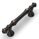 Amerdeco 10 Pack Oil Rubbed Bronze Cabinet Pulls 3 Inch(76mm) Hole Center Cabinet Hardware Kitchen Cabinet Handles for Bathroom 