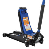 GarveeTech 3 Ton Low Profile Floor Jack, Professional Low Profile Hydraulic Jack, Heavy Duty Steel Racing Floor Jack with Dual P