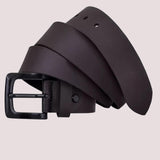 Men Evening, Party, Formal, Casual Brown Genuine Leather Belt ()_596