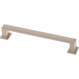 FRANKLIN BRASS Stepped (10-Pack) Cabinet Handles 5-1/16 Hole Center Pulls | Satin Nickel Hardware Kitchen Door, Drawers, Dresser