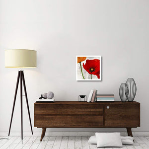 Summer Poppies I-Paper Art-20,,X20,,