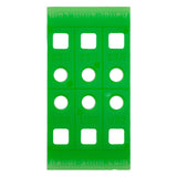 HandiShim Heavy Duty Reusable Plastic Construction Shims for Spacing, Leveling, Plumbing and More 40 Piece Pack 1/32 (Green)