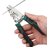 3 Holes Fiber Optic Wire Stripers 2025 New,Comes with 4 Cable Stripping Hole Sizes and a Small Adjustment Wrench,Precision Fiber