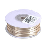 Double Faced Satin Ribbon GiftWrapping, 100 Yards (1/8Inch, Toffee)