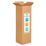 IDL Packaging Medium Corrugated Shipping Boxes 12L x 12W x 48H (Pack of 10) - Prime Choice of Strong Packing Boxes for USPS, UPS