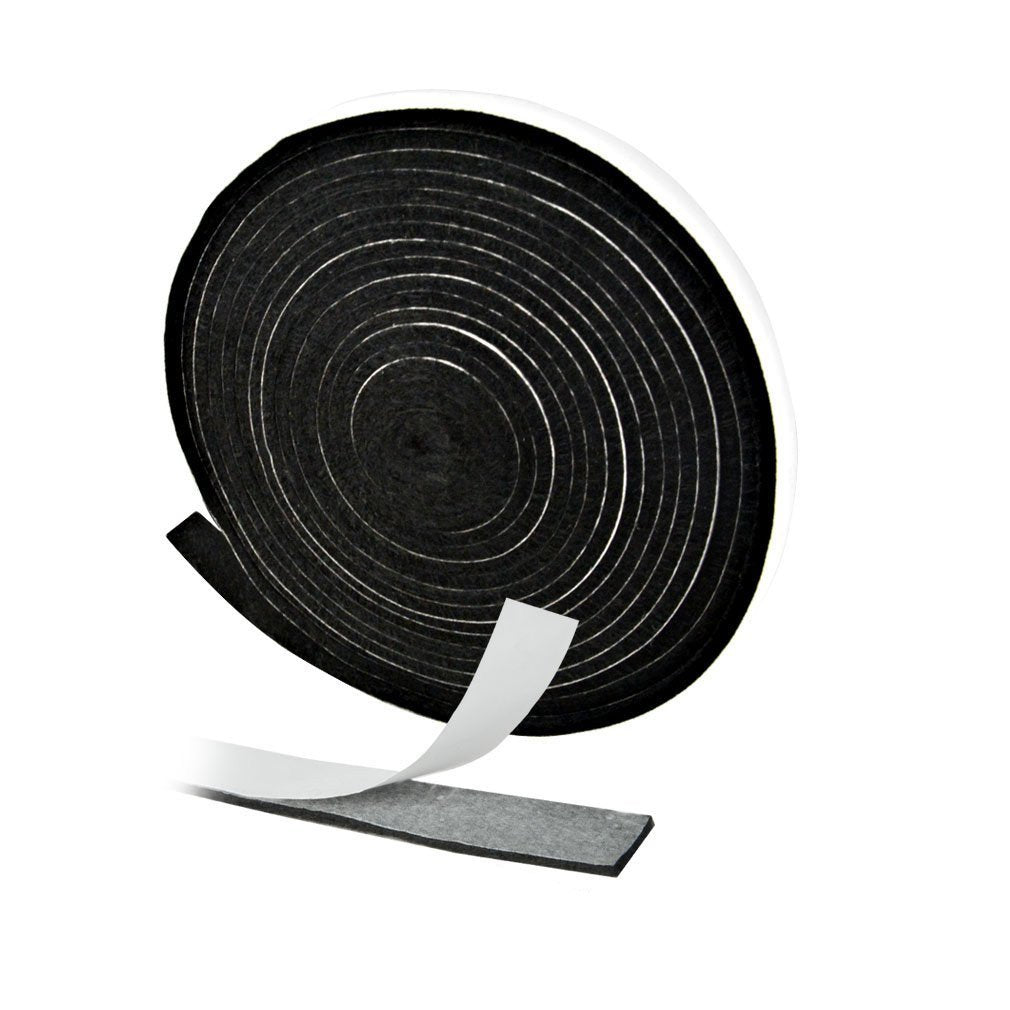 onlyfire Hi Temp BBQ Smoker Gasket with Adhesive for BBQ Smoker, Self Stick, 15FT