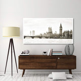 View Of The Houses Of Parliament And Westminster Bridge, London (Detail)-Paper Art-74,,X38,,