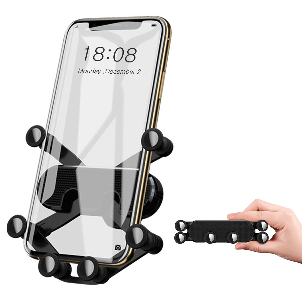 Yinva Air Vent Phone Hoder,Premium Car Vent Phone Holder,Phone Holder For Car,Gravity Phone Holder Compatible With Iphone12 And Smart Phones,Supports Phone Cases,Cradles