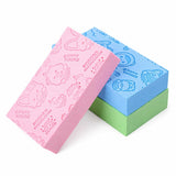 TONSYL 2 Pack Ultra Soft Baby Bath Sponge Gentle Newborn & Toddler Bath Scrubber for Sensitive Skin, Highly Absorbent Baby Sho
