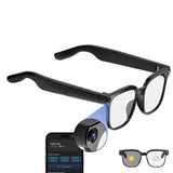 Dormiro Smart Glasses with Camera,4K with Audio Bluetooth Camera Glasses for Men Women 8MP 32G HD Hidden Video Recording Support