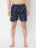 Anni Designer Men'S Cotton Blend Modern Relaxed Floral Boxer Shorts (Pack Of 2) (Anl-Bxr-Pack-2-An-018_Multicolor,Multicolour,M,,,