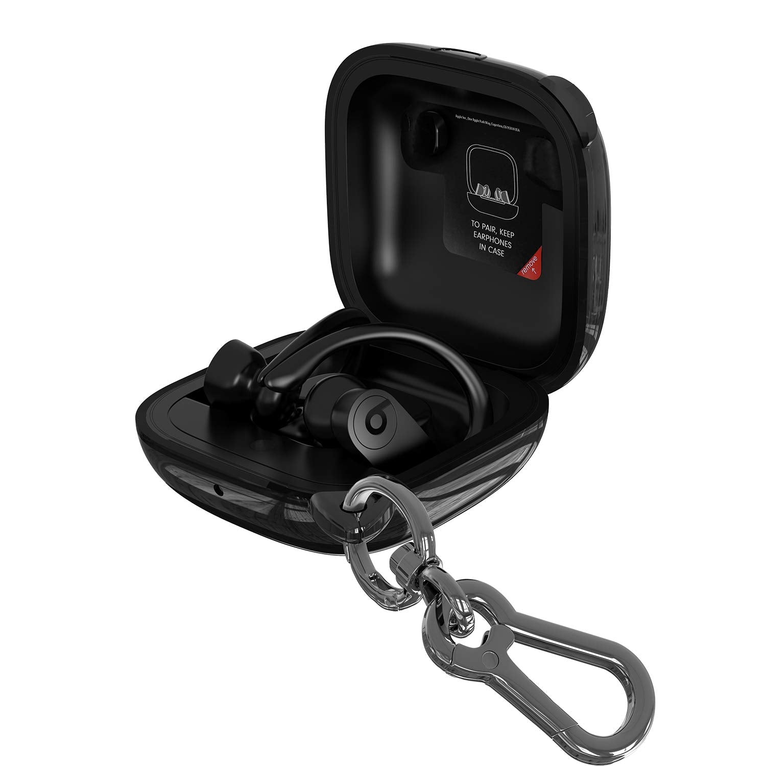 Ankasi Silicone Case Cover Compatible with Powerbeats Pro, Full Protective Shockproof Anti-Slip Silicone Case for Beats Powerbea