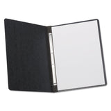 Oxford Heavyweight Pressguard and Pressboard Report Cover W/reinforced Side Hinge, 2Prong Metal Fastener, 3 Cap, 8.5 X 11, Bla