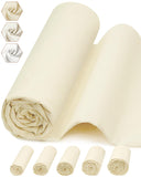 FIVEIZERO 100% Cotton Muslin Fabric by The Yard,63inch x 1Yards Unbleached Natural Cotton Material-Medium Weight Beige Calico Fa