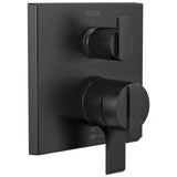 Delta Faucet Ara 17 Series 6Setting Integrated Diverter Valve Trim Kit, Black Diverter Valve Trim Kit, Shower Trim Kit, Matte B