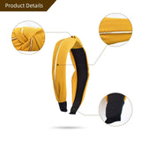 HOKPA Headbands for Women 4 Pack, Fashion Cross Knot Hairbands Wide Knotted Hair Hoop Headwrap Headwear Hair Bands Accessories f