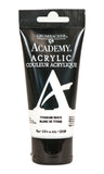 GRUMBACHER Academy Acrylic Paint, 75ml/2.5 Ounce Plastic Tube, Titanium White (C212P)