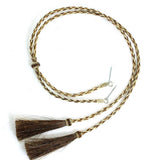 M&F Western Products Products Womens 0296232 Blonde/Braided Horse Hair Tassel Stampede String