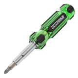 OEMTOOLS 22588 13in1 MultiBit Screwdriver, Nut Driver and Schrader Valve Tool, Multi Tool Screwdriver Kit, HVAC tools, Electr